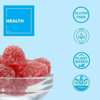 Consult Health Regenerol - Multivitamin Retinol Gummy - Anti-Aging Vitamin A Supplement - Glowing, Youthful & Clear Skin Strong Hair & Nails - Vitamin B6, B12, C,D3, Folic Acid, Zinc - 60 Gummies