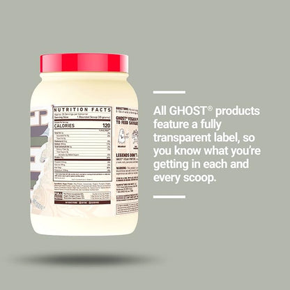 GHOST Vegan Protein Powder, Chocolate Cereal Milk 2lb, 20g 20g of