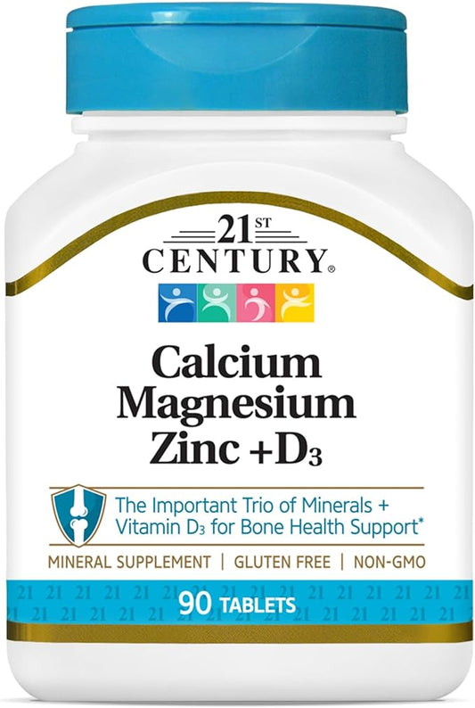 21st Century Cal Mag Zinc +D 90 Count