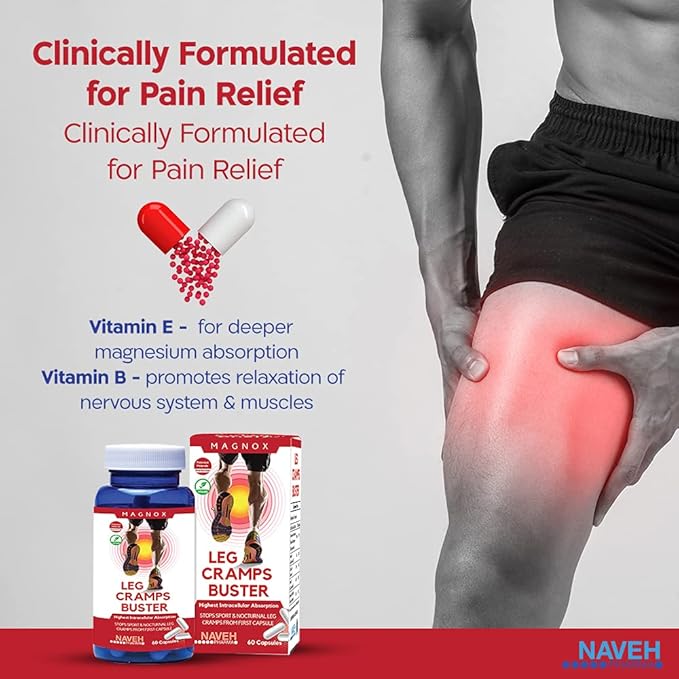 MAGNOX® Leg Cramps Buster 380mg Magnesium 3X More 60 Caps