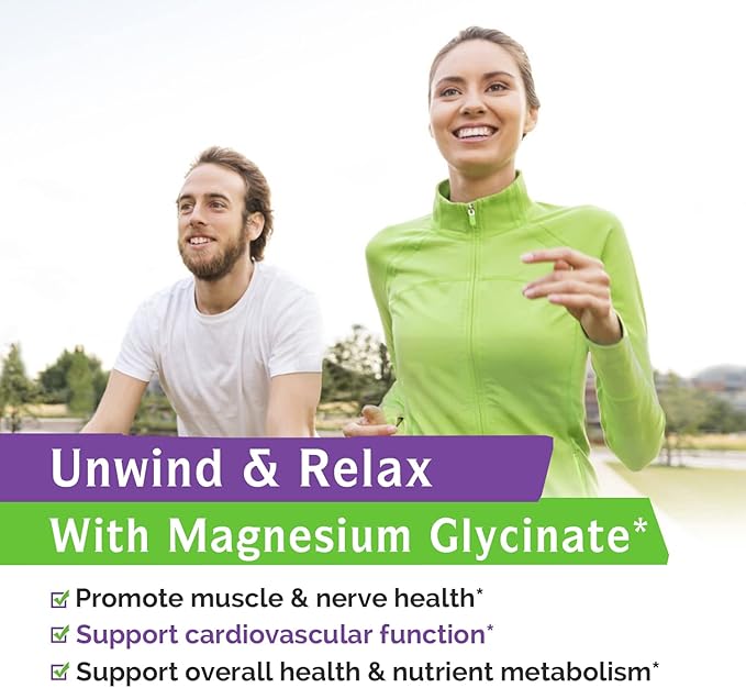 Innate Vitality Magnesium Glycinate 500mg 70mg Elemental 240 Vegan