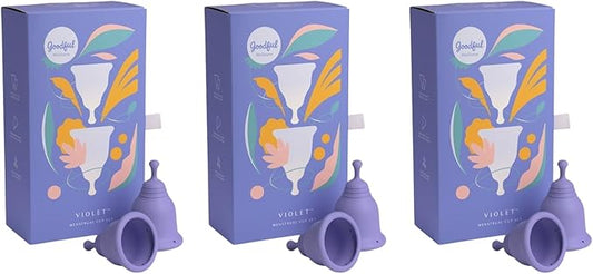 Intimate Care Cup Set – Soft, 3, Violet)