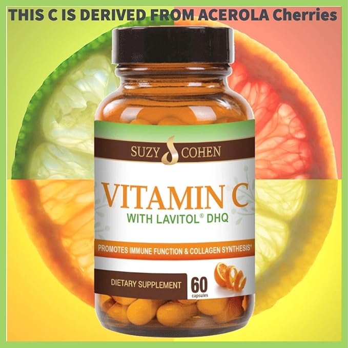100% Natural Vitamin C from Acerola 250 mg 250 mg, 60 Capsules