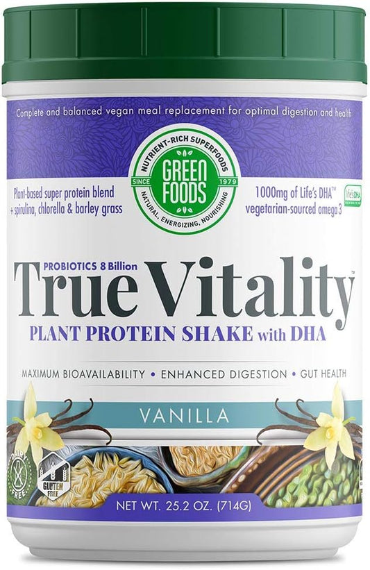 Green Foods True Vitality Plant Protein 25.2 oz