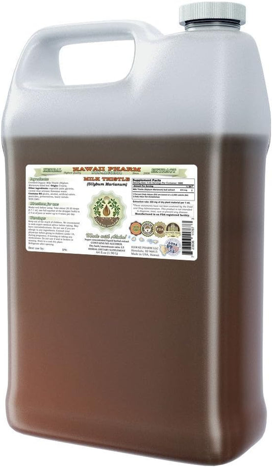 Hawaii Pharm Milk Thistle Alcohol-FREE Liquid 64 oz