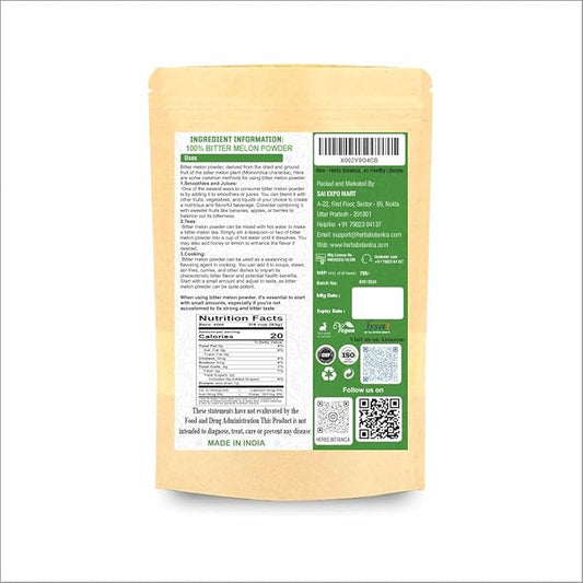Bitter Melon Powder| Karela Powder 100% Organic 5.3 oz 150 GMS