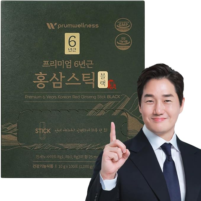 Korean Red Ginseng Sticks –Premium Red 25mg] 100P) 100P)