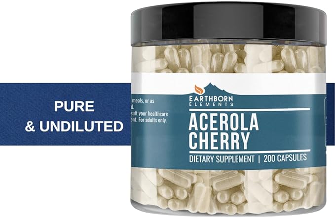 Earthborn Elements Acerola Cherry 200 Capsules,