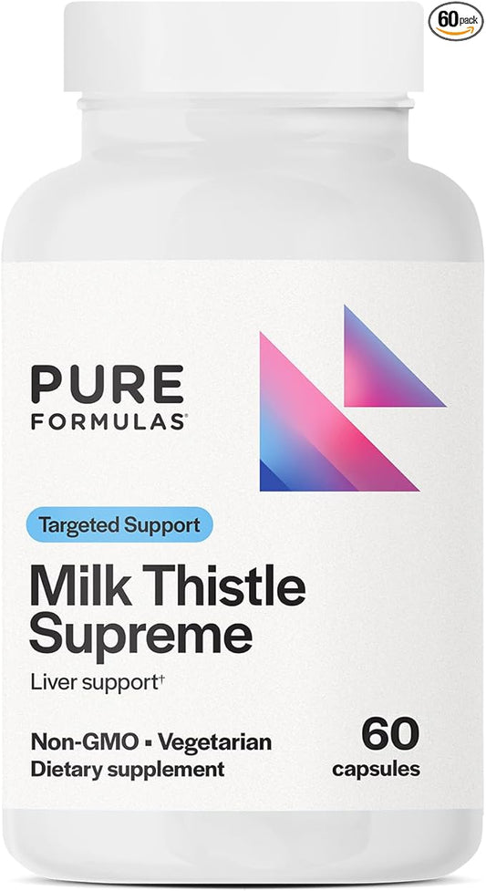 PureFormulas Milk Thistle Supreme 250 mg 60 Capsules