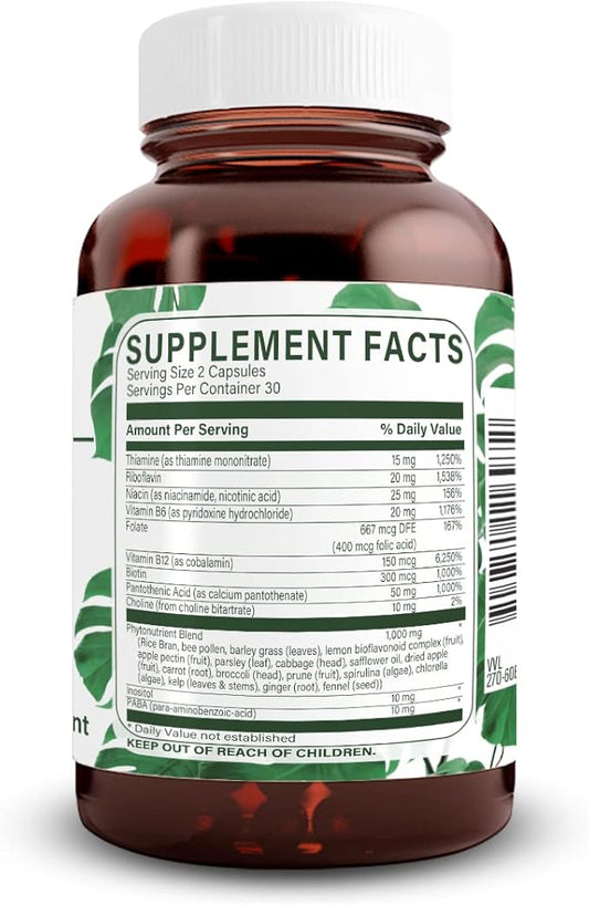 Natural Nutra Vitamin B Complex 60 Vegetarian