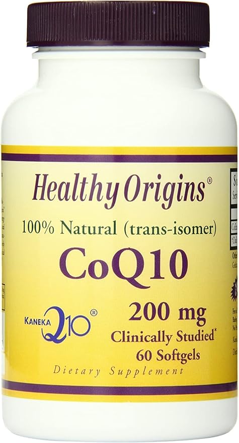 Healthy Origins CoQ10 (Kaneka Q10), 200 mg 60 Softgels