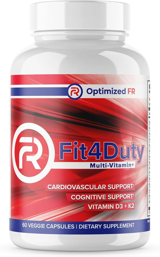 Fit4Duty Multivitamin+, One a day Multivitamin 60 Servings, 2 month