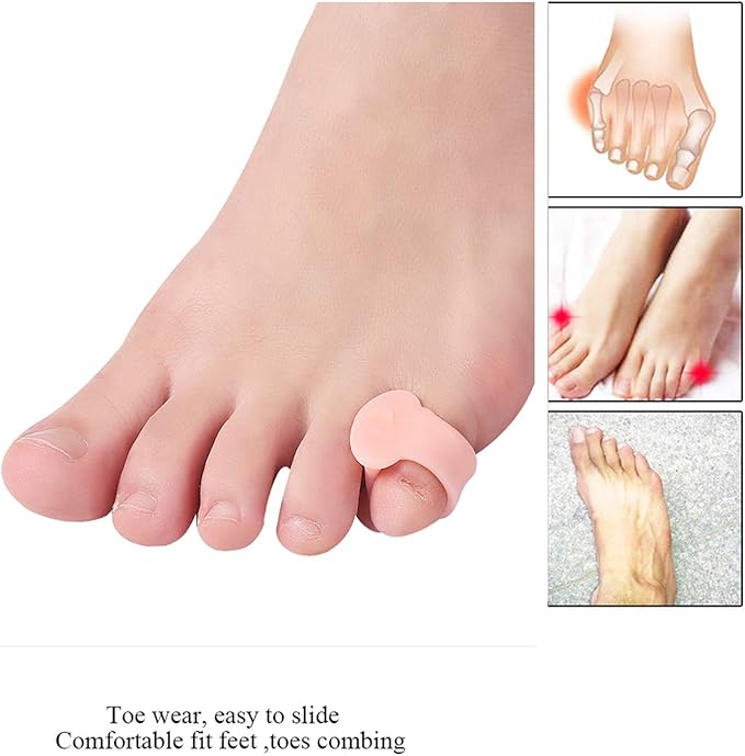 10 Pcs Pinky Toe Splint, Gel