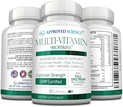 Approved Science Multi-Vitamin 60 Capsules 6 Month