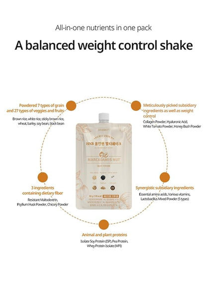 [Korean Food] All-In-One Multi Shake Macadamia (50g*7ea) | 12.35 oz (350 g)