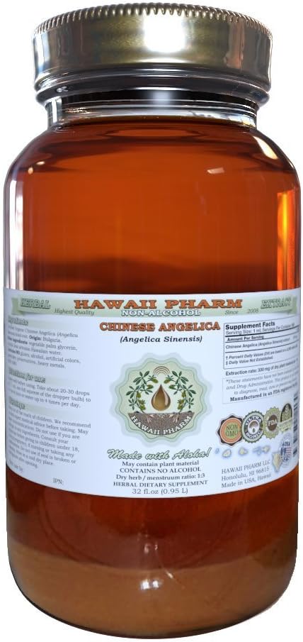 Angelica Chinese Alcohol-Free Liquid Extract, Organic 32 oz