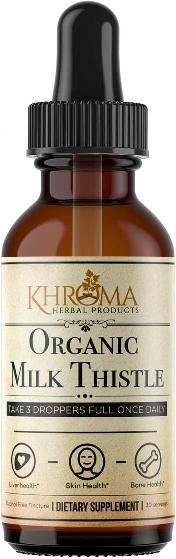 Organic Milk Thistle 2 oz 30 Servings