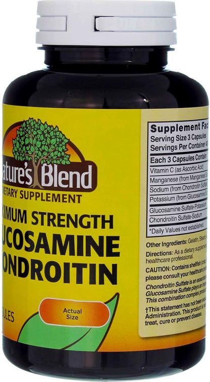 Glucosamine Chondroitin Maximum Strength 120 Capsules