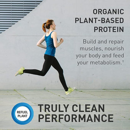 Organic Vegan Sport Protein Powder, Chocolate 30g Plant 19 Servings