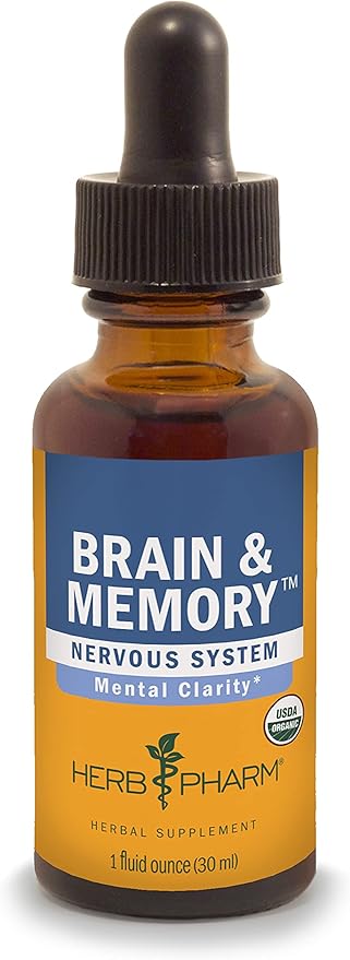 Herb Pharm Organic Nootropic Brain & 1 Oz