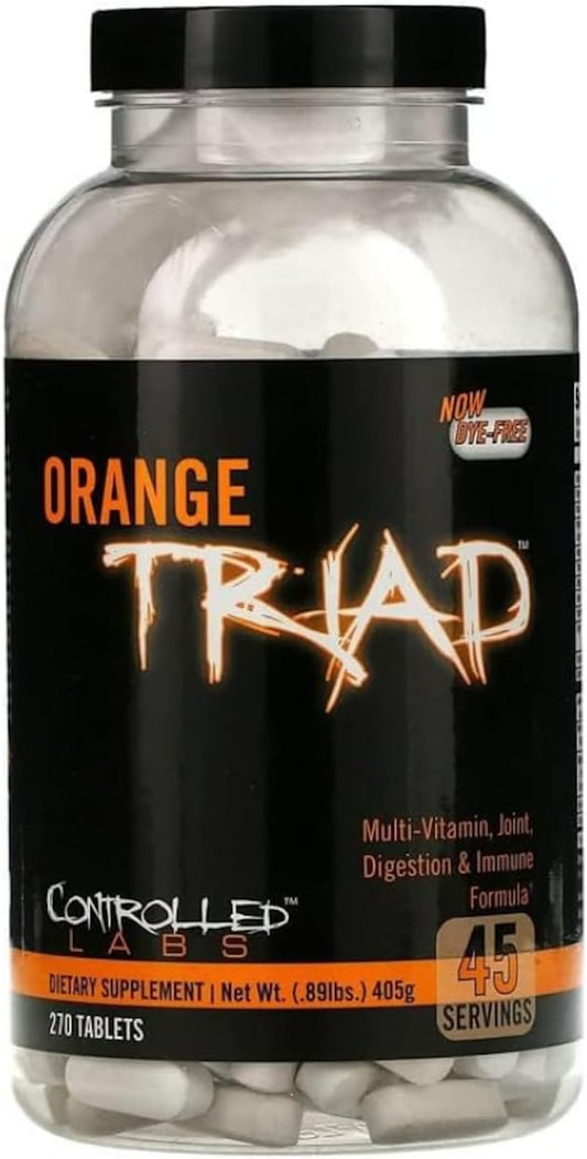 CONTROLLED LABS Orange Triad Daily Multivitamin, 45 serv