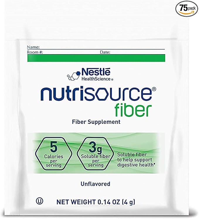 NutriSource Fiber Packets, 0.14 Ounce (Pack 75)