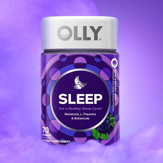 OLLY Sleep Gummy, Occasional Sleep Support, 3 mg 70 Count