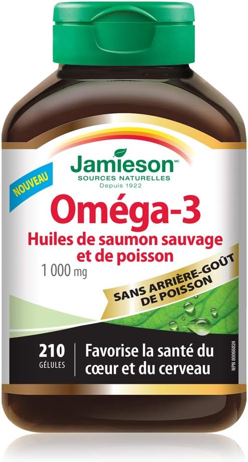 Jamieson No Fishy Aftertaste 210 SoftGels