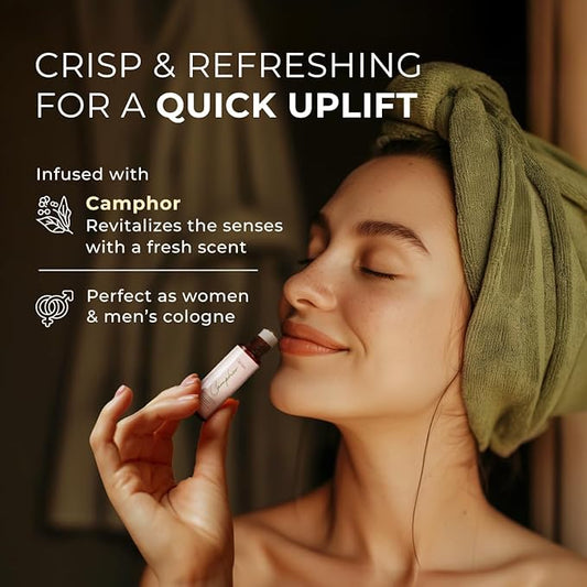 Gya Labs Camphor Essential Oil Roll On 100% Pure (0.34 Fl