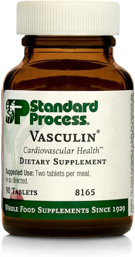 Standard Process Vasculin B6, Niacin, B12-90 Tablets