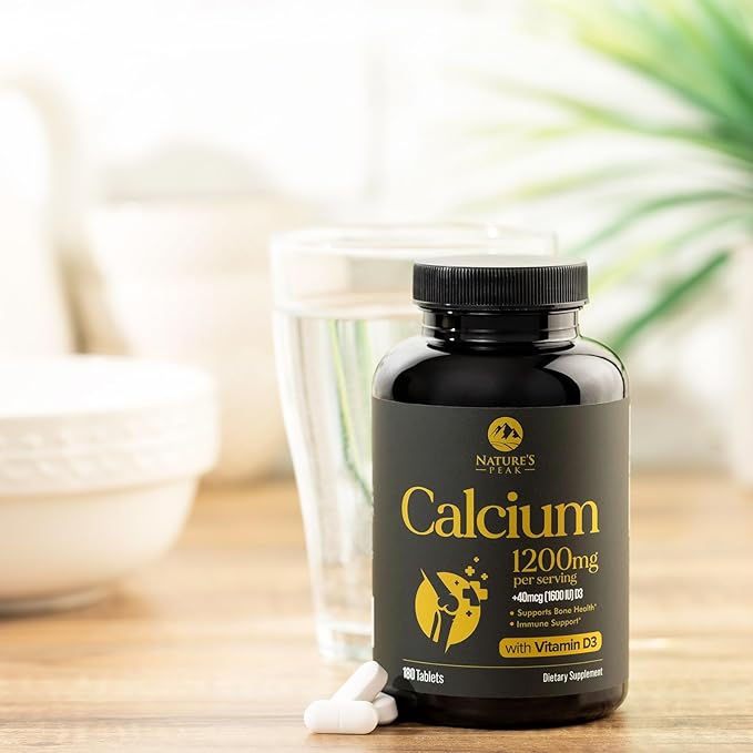 Calcium 1200 mg with Vitamin D3, 180 Tablets