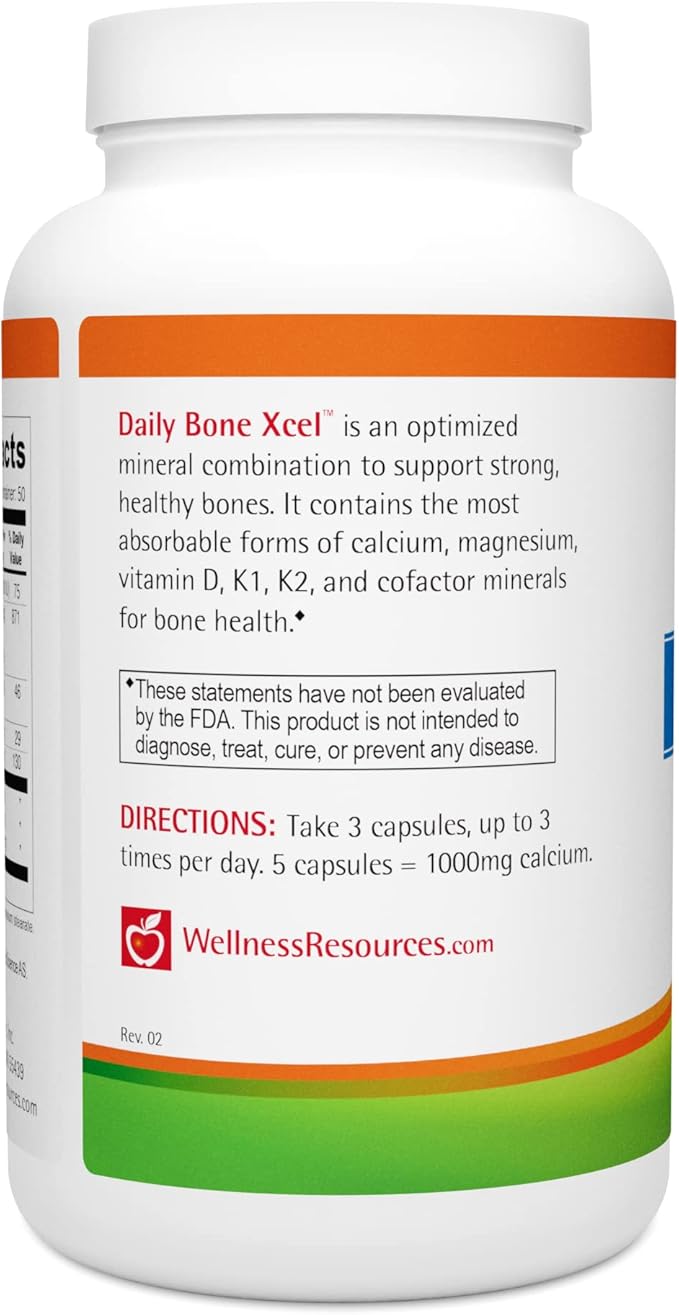 Daily Bone Xcel High Absorption Calcium K1, K2 K2 (150 (150 Capsules)
