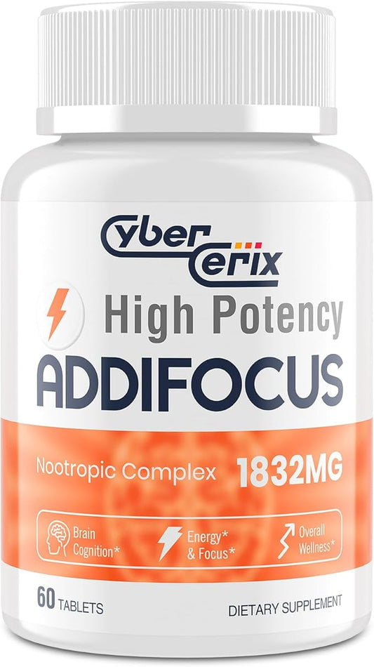 17-in-1 Brain Supplements for Memory and Focus - Nootropic Formula for Concentration, Clarity, Energy & Focus - Natural Caffeine Blend with Vitamins, Amino Acids & Herbal Extracts - 120 Tablets