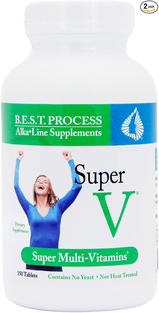 SuperV (2 Pack) Best Process AlkaIine