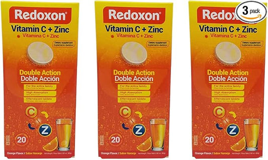Redoxon Vitamin C Tablets 3-Pack of 20 Tablets