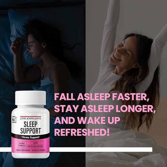 JungKwanJang Sleep Support GABA Complex 500mg 60 Capsules