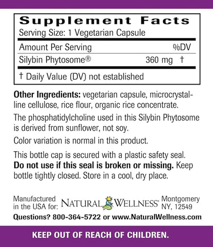 Natural Wellness Herbal Liver Cleanse & 1080mg - 30 Day