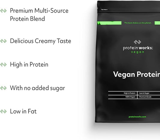 Vegan Protein Powder 100% Plant-Based 25g Protein 2.20 Pounds