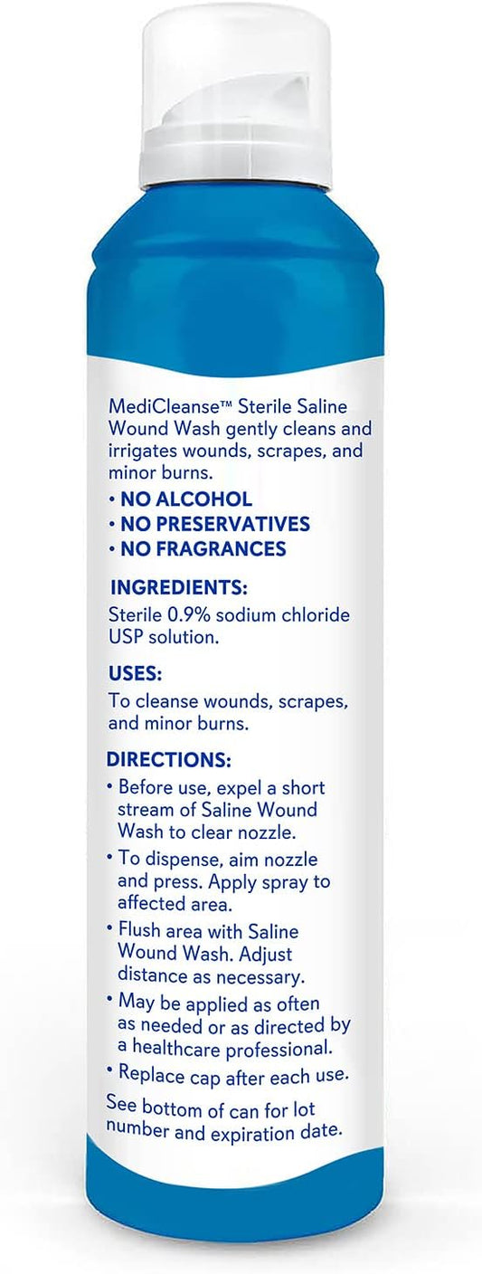 First Aid Sterile Saline Wound Wash, 7.4 oz