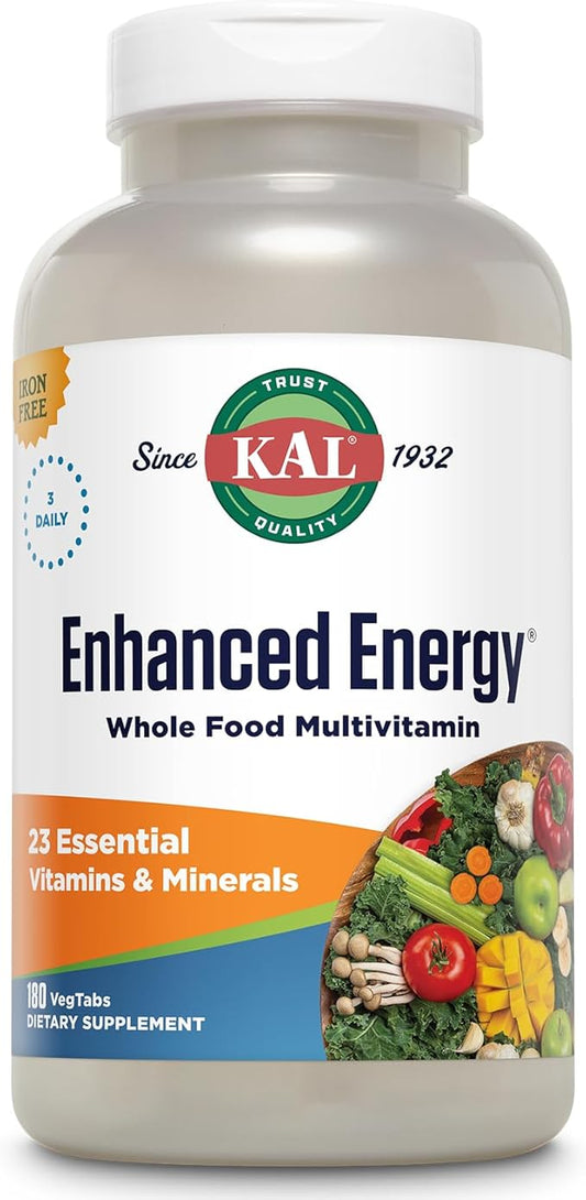 KAL® Enhanced Energy Multivitamin 180 Capsules