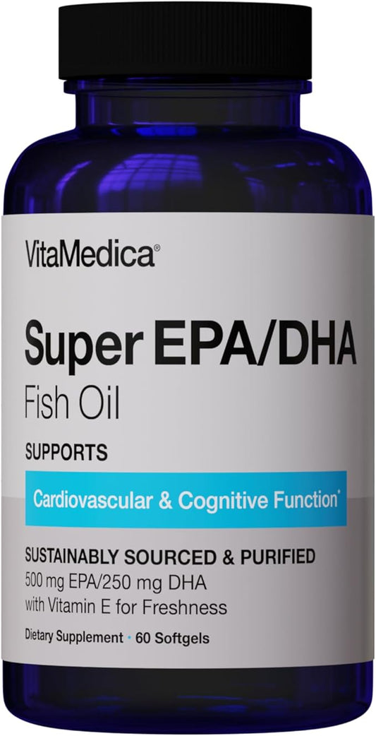 High-Potency, Super EPA/DHA Fish Oil 750mg Omega-3 Fatty