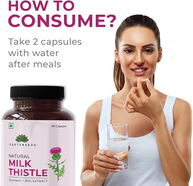 Natural Milk Thistle Extract with 1000mg(60 Capsules 1)