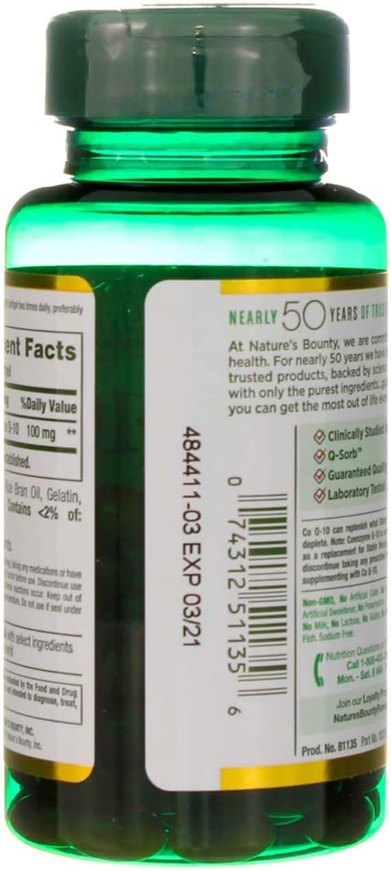 Nature's Bounty Co Q-10 100 mg 75 ct, 2