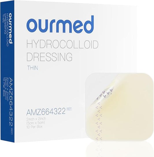 Hydrocolloid Bandages 2" x 2", 10