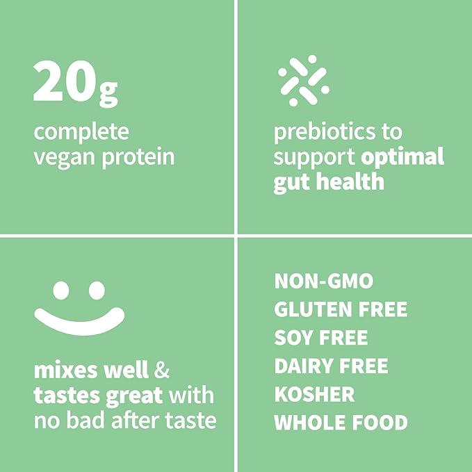 Sprout Living Epic Protein, Plant Based 20 Grams (2 Pound, 24 Servings)