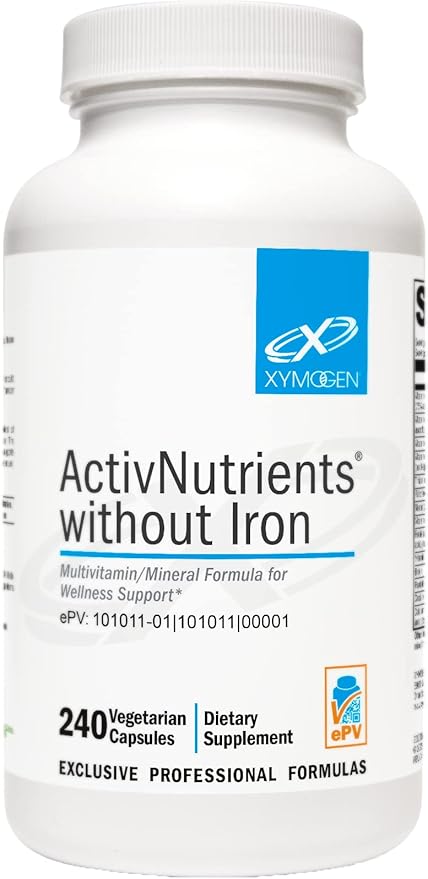 XYMOGEN ActivNutrients without Iron (240 Capsules)