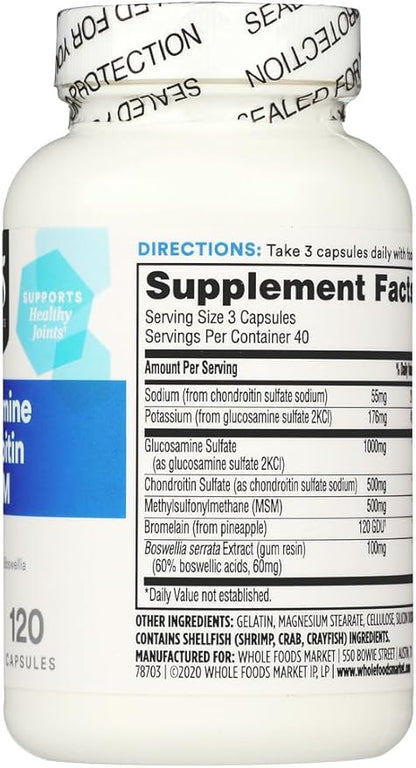 365 by Whole Foods Market, Glucosamine 120 Capsules