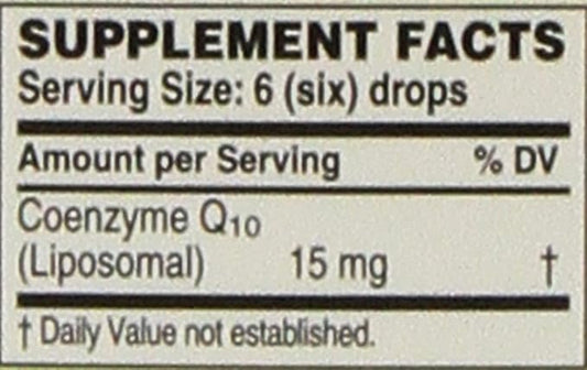 Liquid Q® LiQsorb® Liposomal CoQ10 Drops 30ml