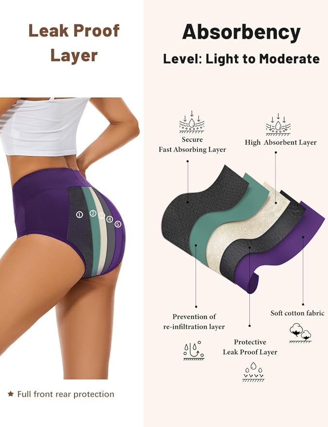 Incontinence Underwear for Women High Absorbency