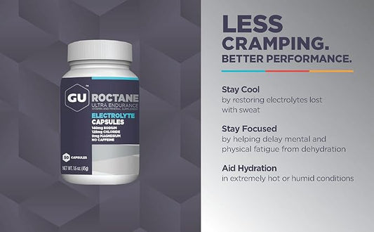 GU Energy Roctane Ultra Endurance Electrolyte 50-Count Bottle